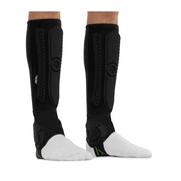 Protèges tibia + cheville REKD Energy Covert Shin+Ankle Guards Black Taille:Long Large/X Large