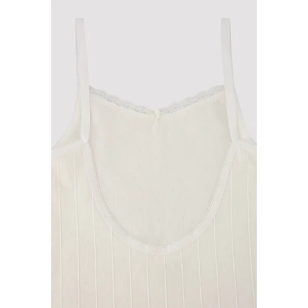 PRÉVENTE Ensemble de sous-vêtements pour enfants : t-shirt ivoire et slip