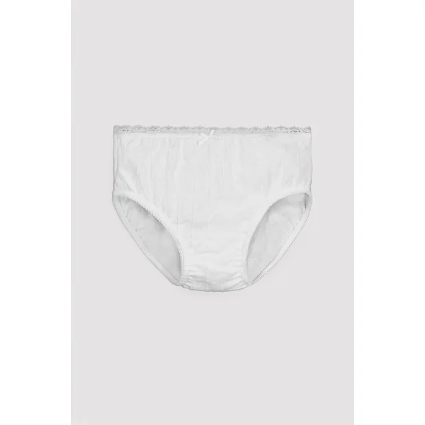 PRÉVENTE Ensemble intérieur pour enfant composé d'un t-shirt et d'une culotte blancs