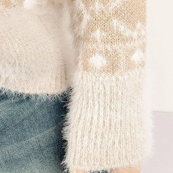 Pull Bohème Flocon Hiver