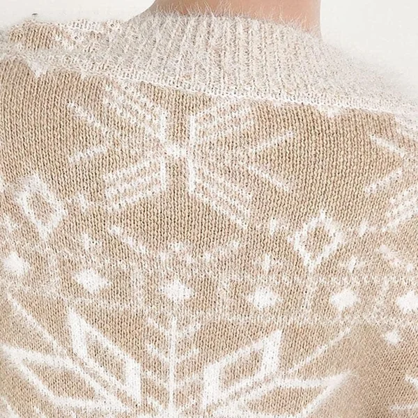 Pull Bohème Flocon Hiver