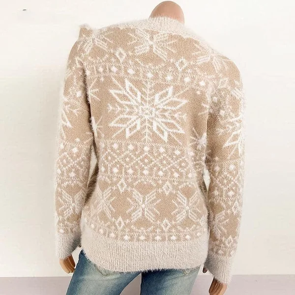 Pull Bohème Flocon Hiver