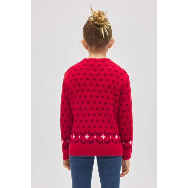 Pull de Noël pour enfant avec imprimé Je ne suis pas un Père Noël