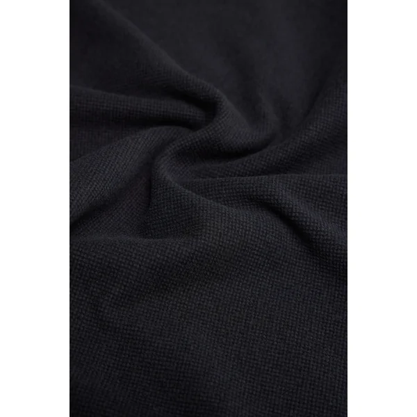 Pull maxi chaud en anthracite avec fente