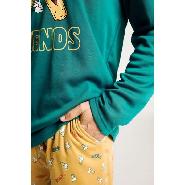 Pyjama long homme « Let's Beer Friends » | MUYDEMI