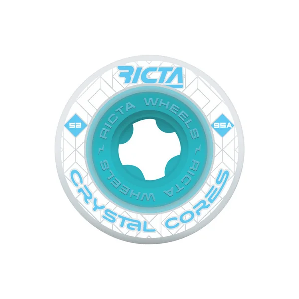 RICTA WHEELS (JEU DE 4) 52MM CRYSTAL CORES 95A