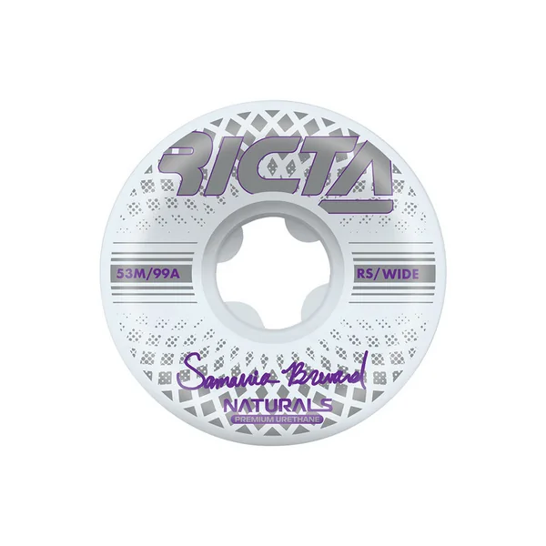 RICTA WHEELS (JEU DE 4) 53MM BREVARD REFLECTIVE NAT WIDE 99A