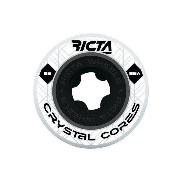 RICTA WHEELS (JEU DE 4) 53MM CRYSTAL CORES 95A