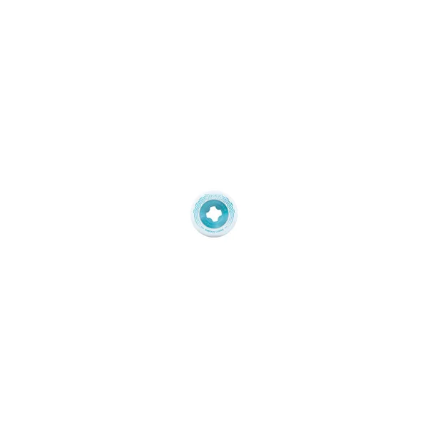 RICTA WHEELS (JEU DE 4) 54MM CHROME CORE WHITE TEAL 99A