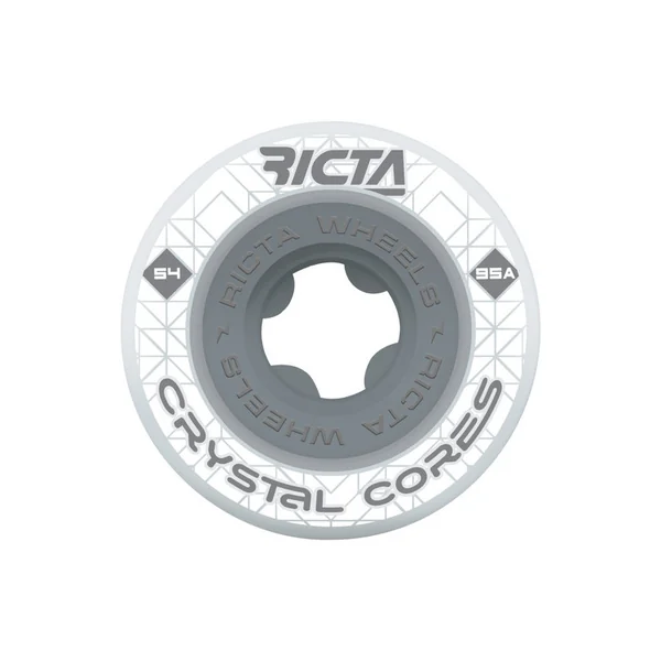 RICTA WHEELS (JEU DE 4) 54MM CRYSTAL CORES 95A