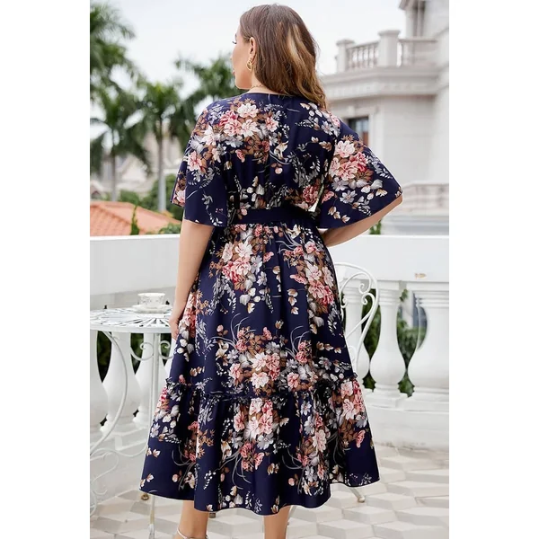 Robe A Fleurs Champêtre Grande Taille
