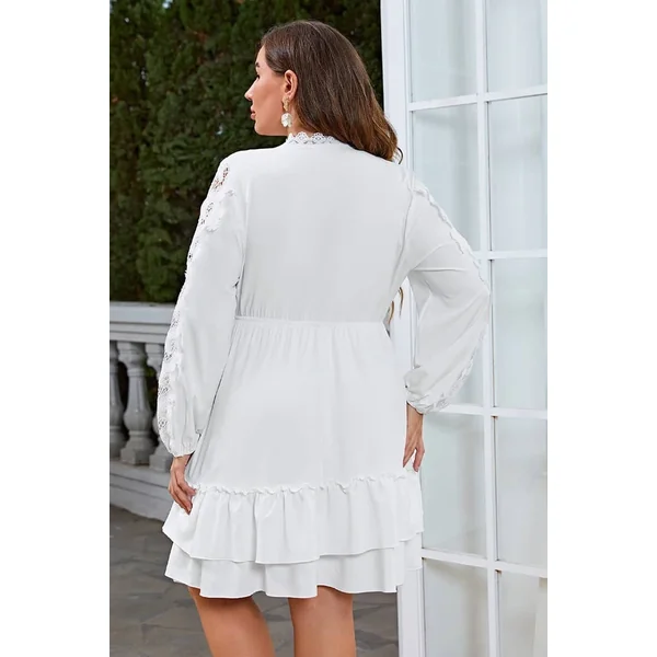 Robe Blanche Champêtre Grande Taille