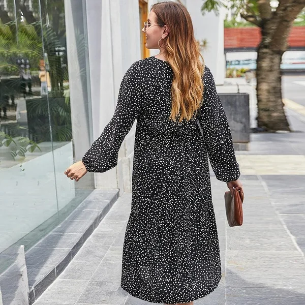 Robe Boho Grande Taille Léopard