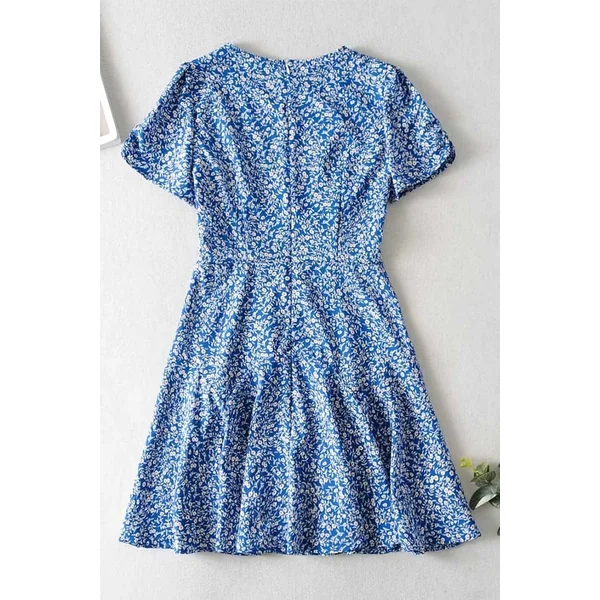 Robe Bohème Bleue Sexy – Ninon