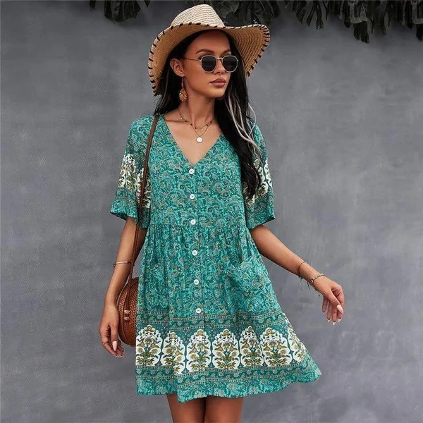 Robe Bohème Chic et Fleurie