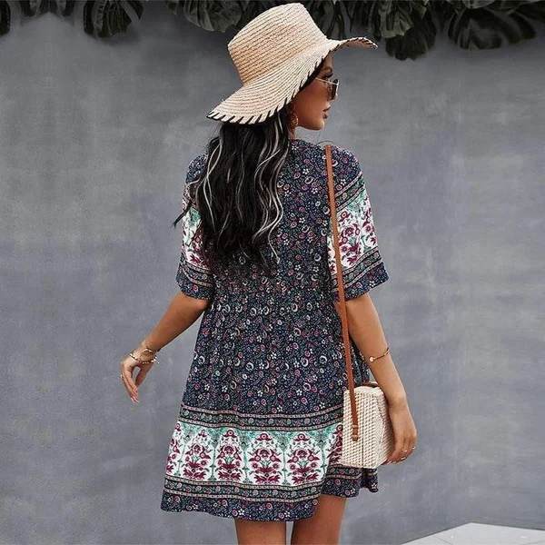 Robe Bohème Chic et Fleurie