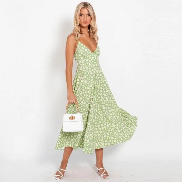 Robe bohème chic imprimé Floral