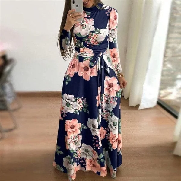 Robe Bohème Chic Manche Longue