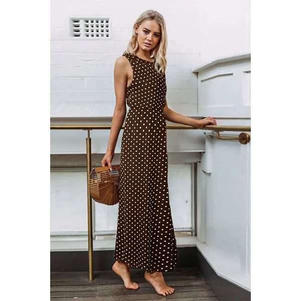 Robe Bohème Chic à Pois – Astrid
