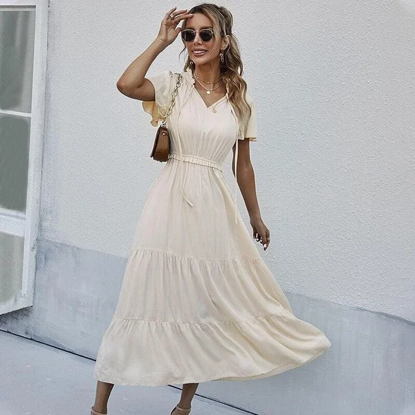 Robe Bohème Col V