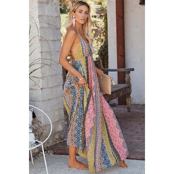Robe Bohème Colorée – Césarine