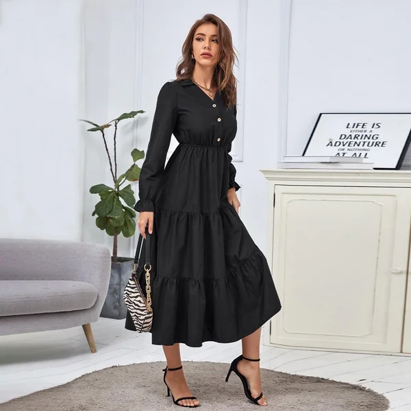 Robe Bohème D’Automne Et D’Hiver
