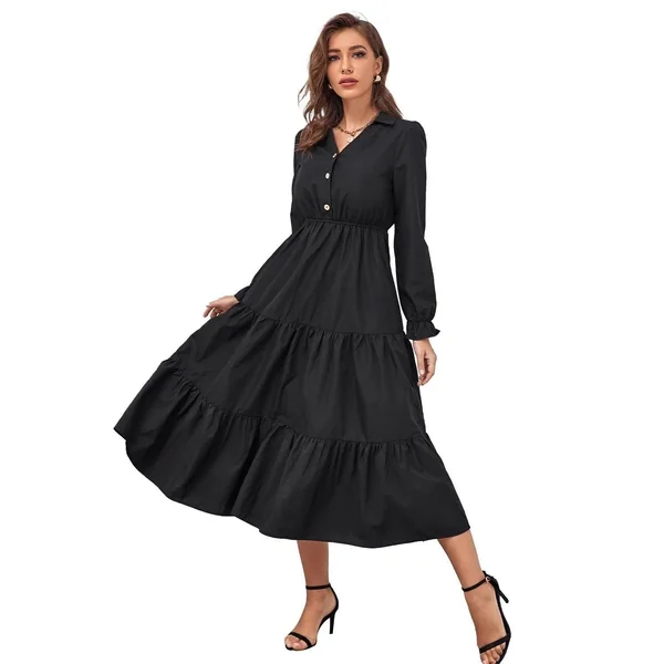 Robe Bohème D’Automne Et D’Hiver