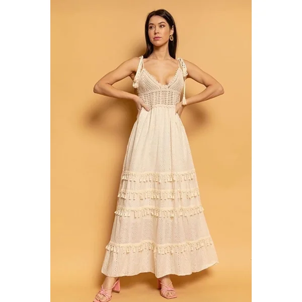 Robe Bohème Hippie Crochet