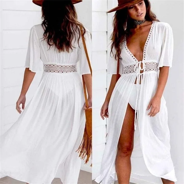Robe Bohème Longue Blanche