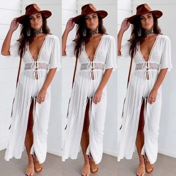 Robe Bohème Longue Blanche