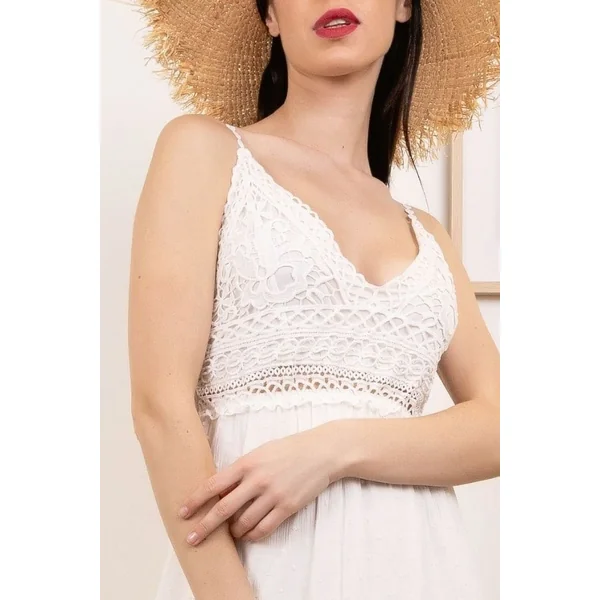 Robe Bohème Longue Blanche