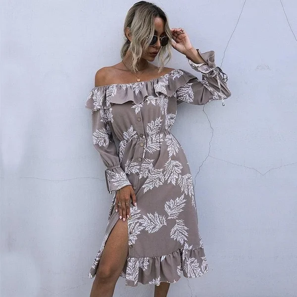 Robe Bohème Longue Décontractée
