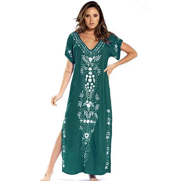 Robe Bohème Longue en Broderie – Solveig