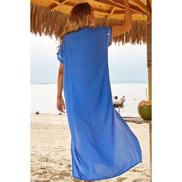 Robe Bohème Longue en Broderie – Solveig
