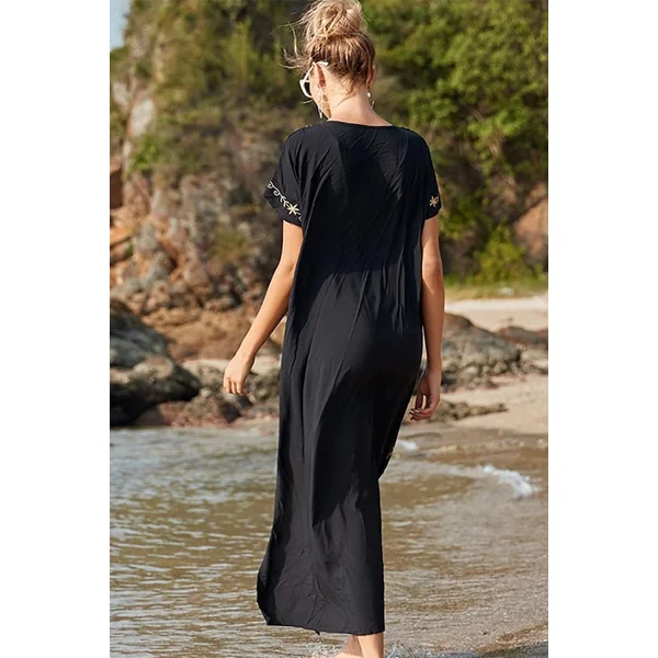 Robe Bohème Longue en Broderie – Solveig