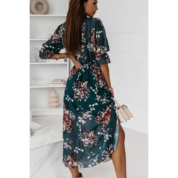 Robe Bohème Longue Fleurie