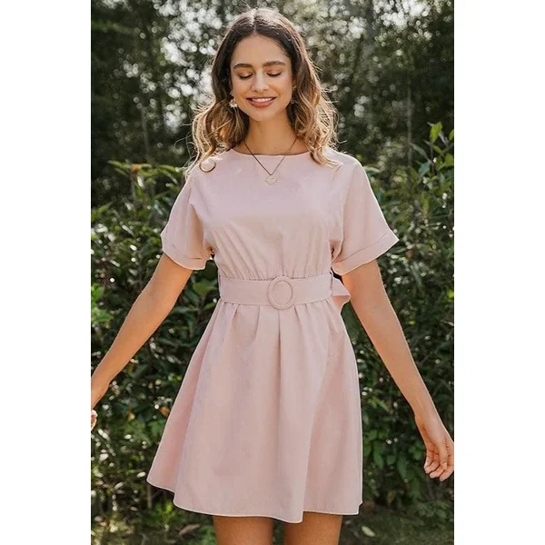 Robe Bohème Rose Poussière