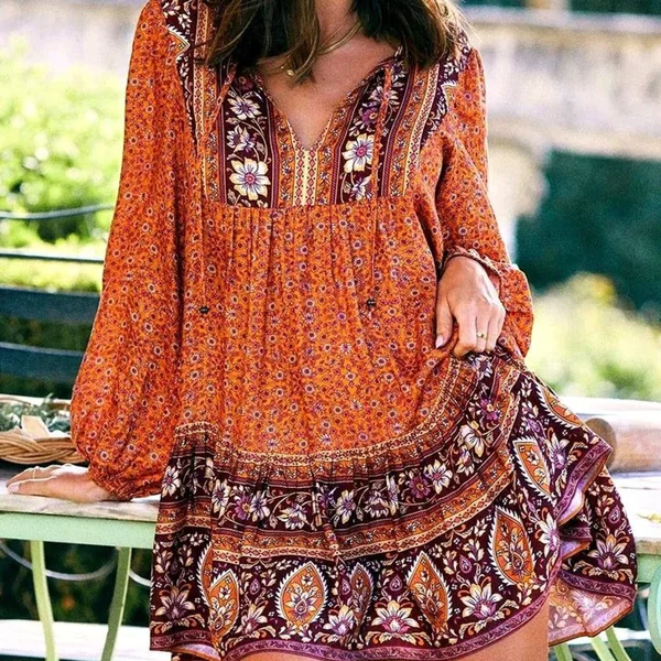 Robe bohème style vintage