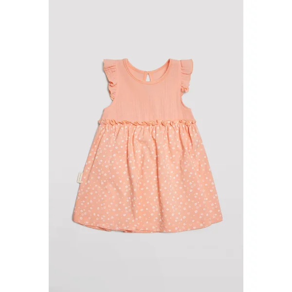 Robe bébé sans manches à volants imprimés