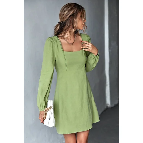 Robe Champêtre Anis Courte