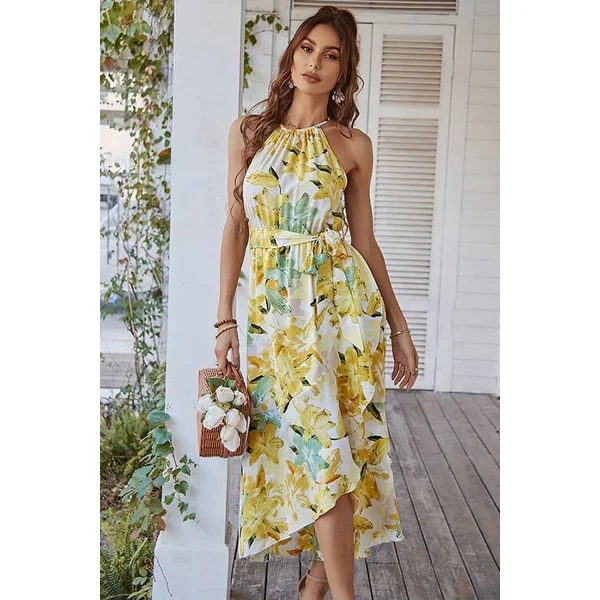 Robe Champêtre Asymétrique