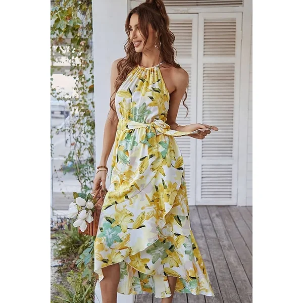 Robe Champêtre Asymétrique