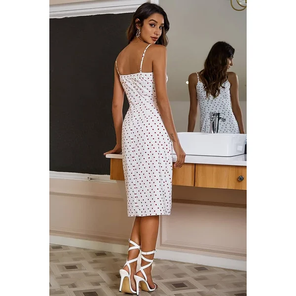 Robe Champêtre À Pois