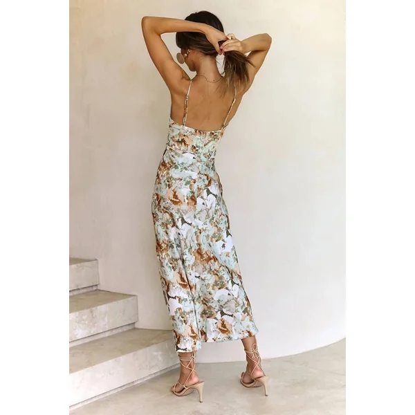 Robe Cocktail Fleurie Champêtre