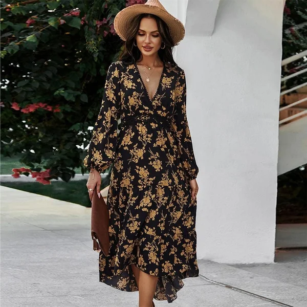 Robe De Demoiselle D’Honneur Noire Bohème