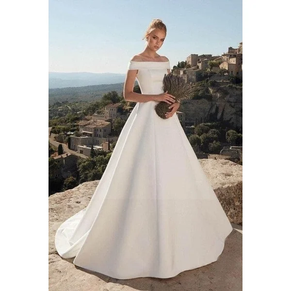 Robe de mariée bohème fluide