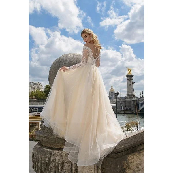Robe de mariée bohème ivoire