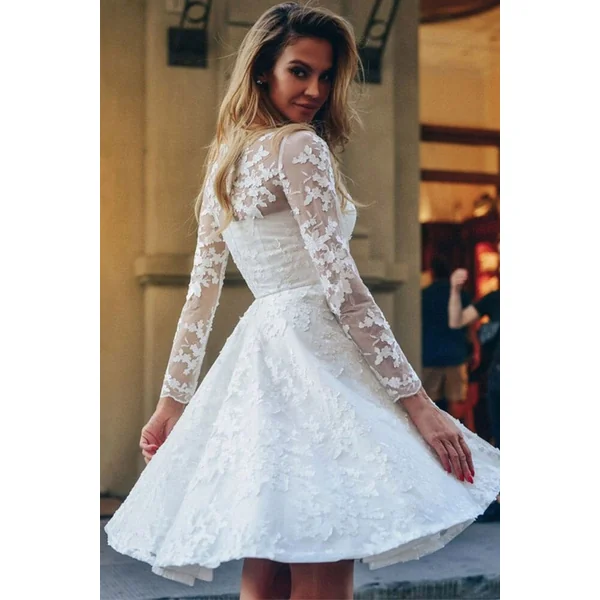 Robe de Mariée Courte Style Bohème – Victoire