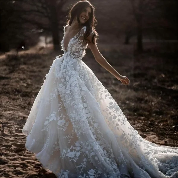 Robe de mariée esprit bohème