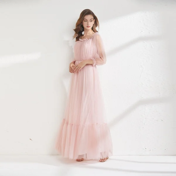 Robe De Princesse Rose Bohème